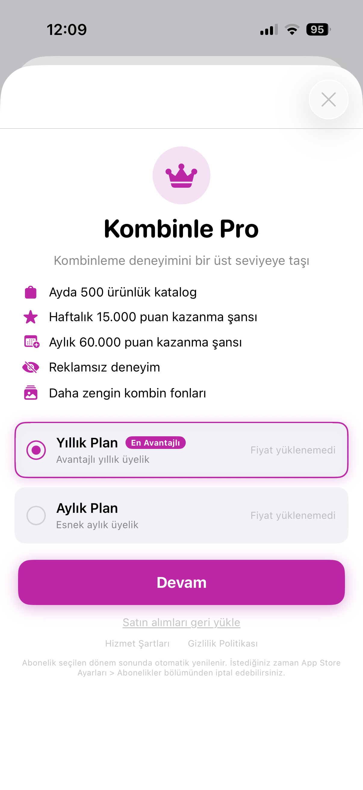 Premium showcase look